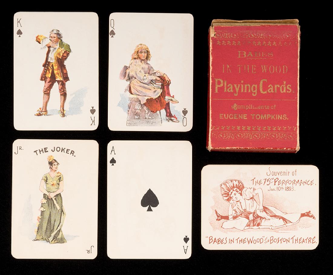 “Babes in the Wood” Theatrical Playing Cards. (1 of 1)