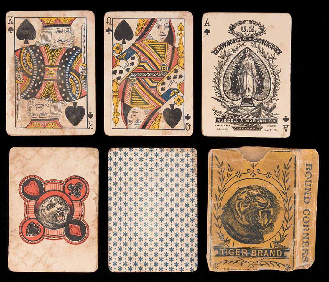 Tiger Brand Playing Cards. (1 of 1)