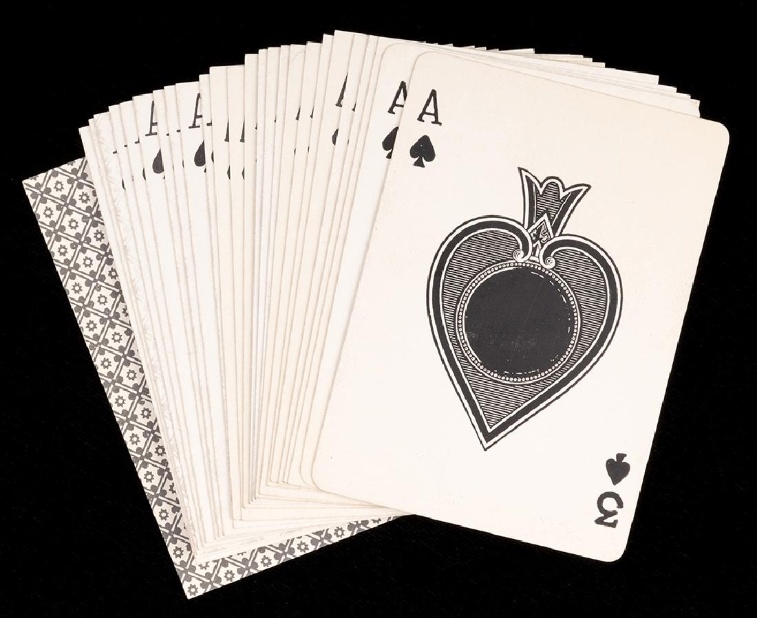 Twenty-Six Single Gaffed Three Card Monte Cards. (1 of 1)