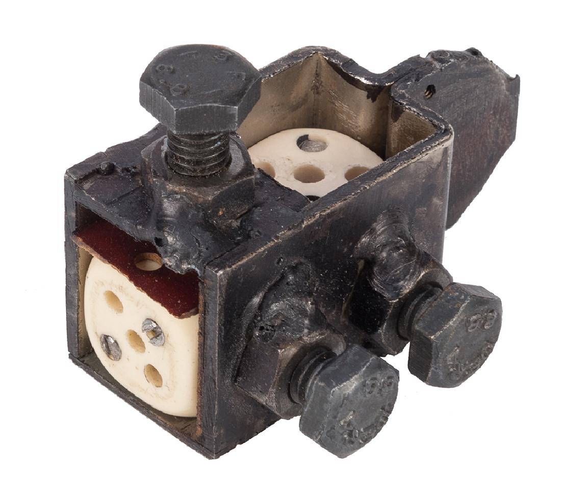 Crooked Dice Making Jig with Pair of Dice. (1 of 1)