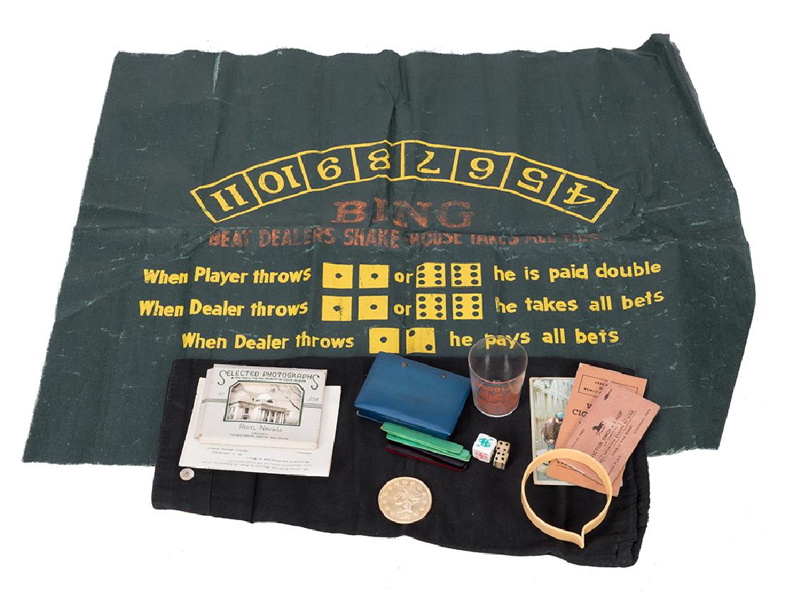 11 Miscellaneous Gambling-Related Pieces of Ephemera. (1 of 1)