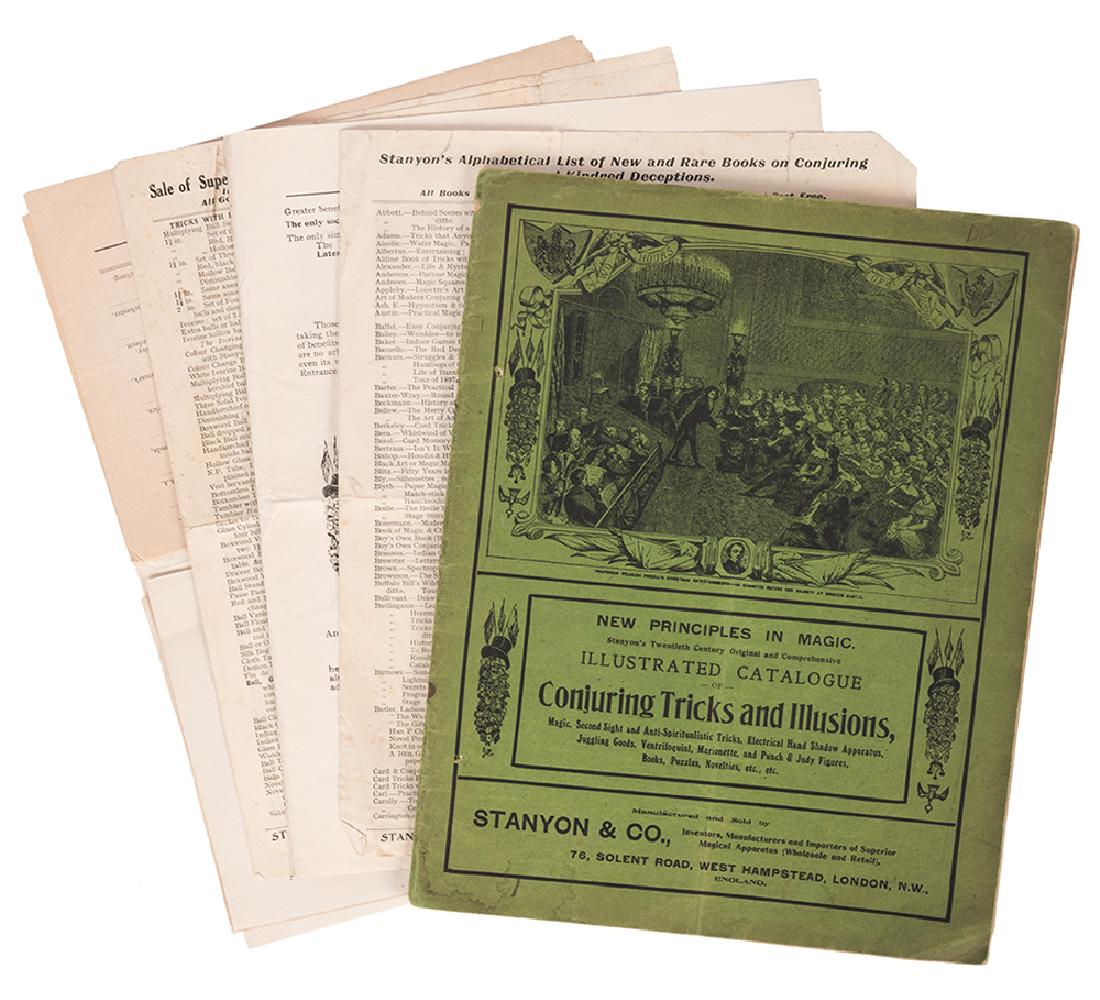 Stanyon & Co. Illustrated Catalogue of Conjuring Tricks (1 of 1)