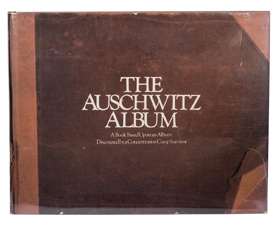 The Auschwitz Album: A Book Based Upon an Album: Hellman, Peter. The Auschwitz Album: A Book Based Upon an Album Discovered by a Concentration Camp Survivor, Lili Meier. New York: Random House, 1981. Presentation copy. Signed. Brown cloth, blind-sta