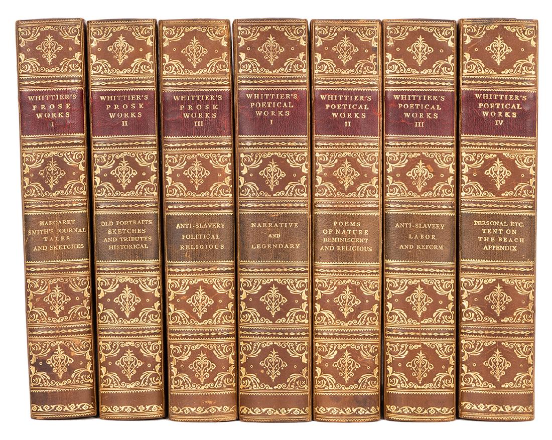 The Complete Writings of John Greenleaf Whittier in (1 of 2)