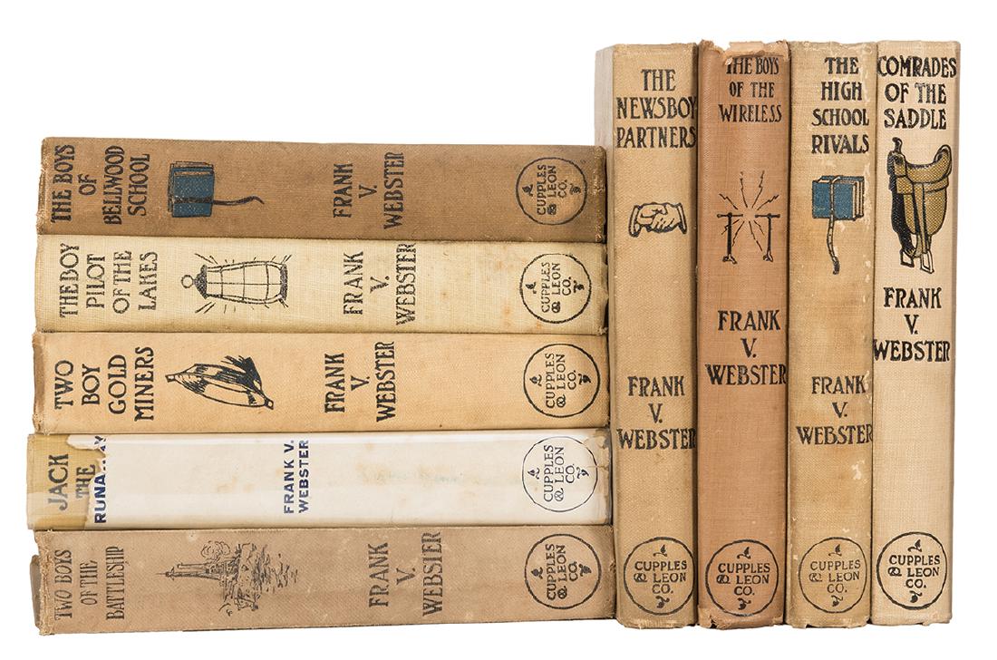 Nine Juvenile Adventure Novels by Frank V. Webster. (1 of 1)