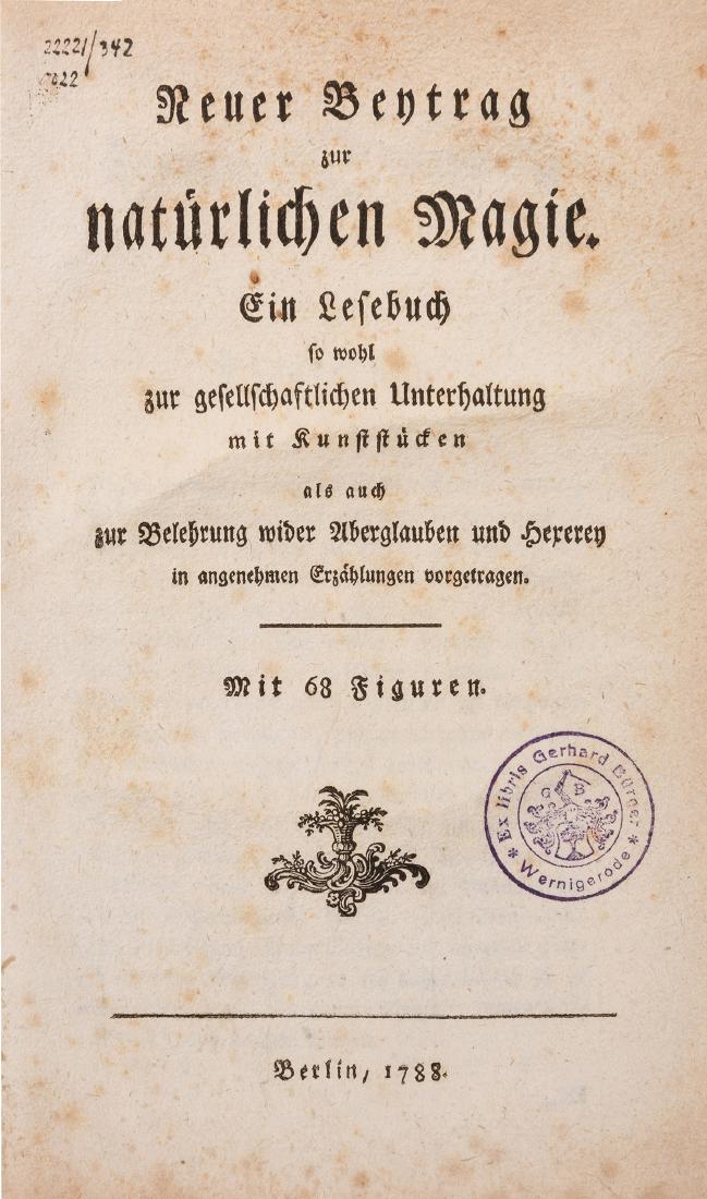 Neuer Beytrag zur Naturlichen Magie: ein Lesebuch so (1 of 4)