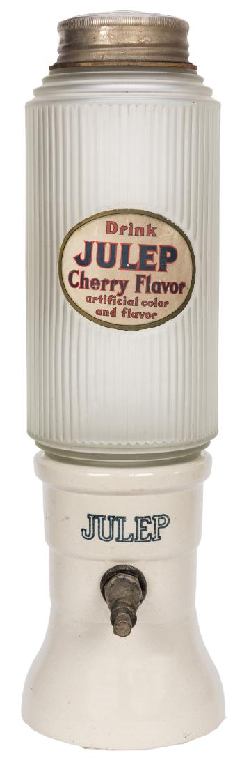 Cherry Julep Soda Fountain Syrup Dispenser. (1 of 4)