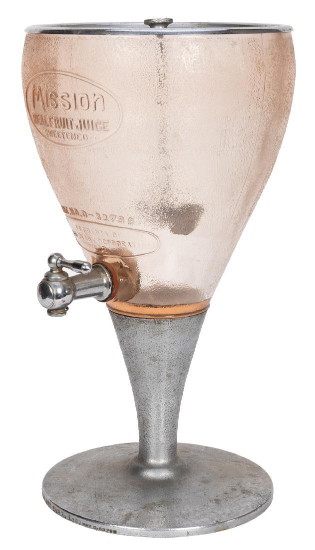 Mission Real Fruit Juice Glass Dispenser. (1 of 1)