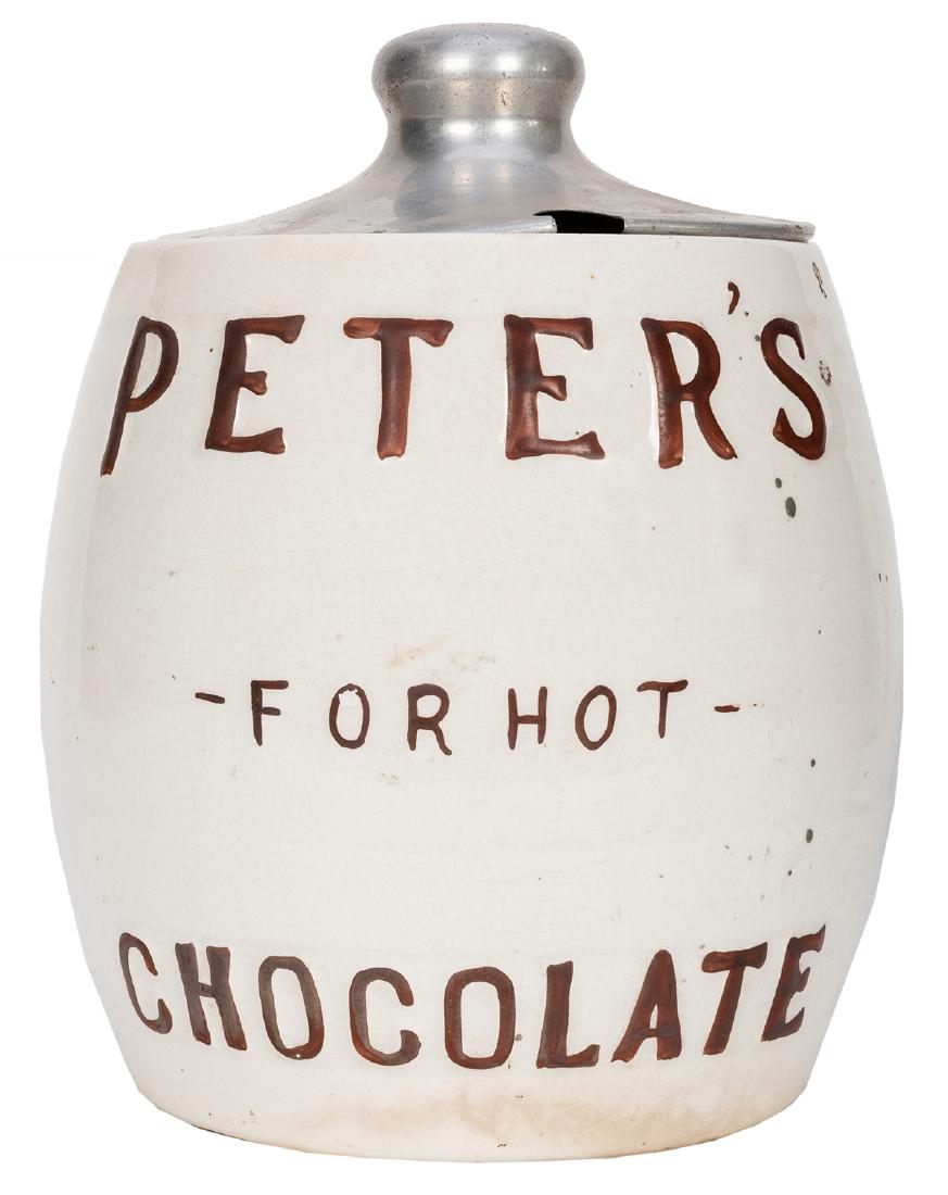 Peter's Hot Chocolate Ceramic Dispenser. (1 of 1)