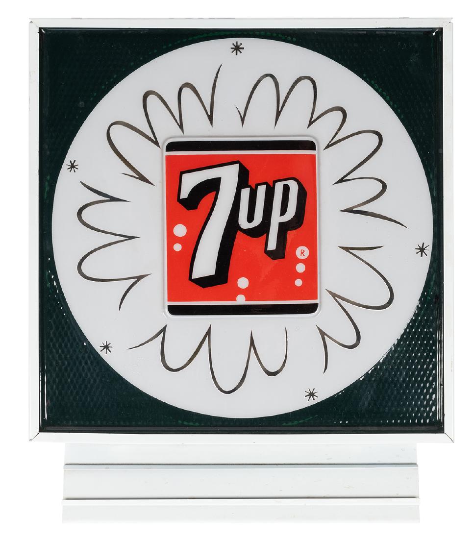 7-Up Lighted Motion Advertising Sign. (1 of 1)