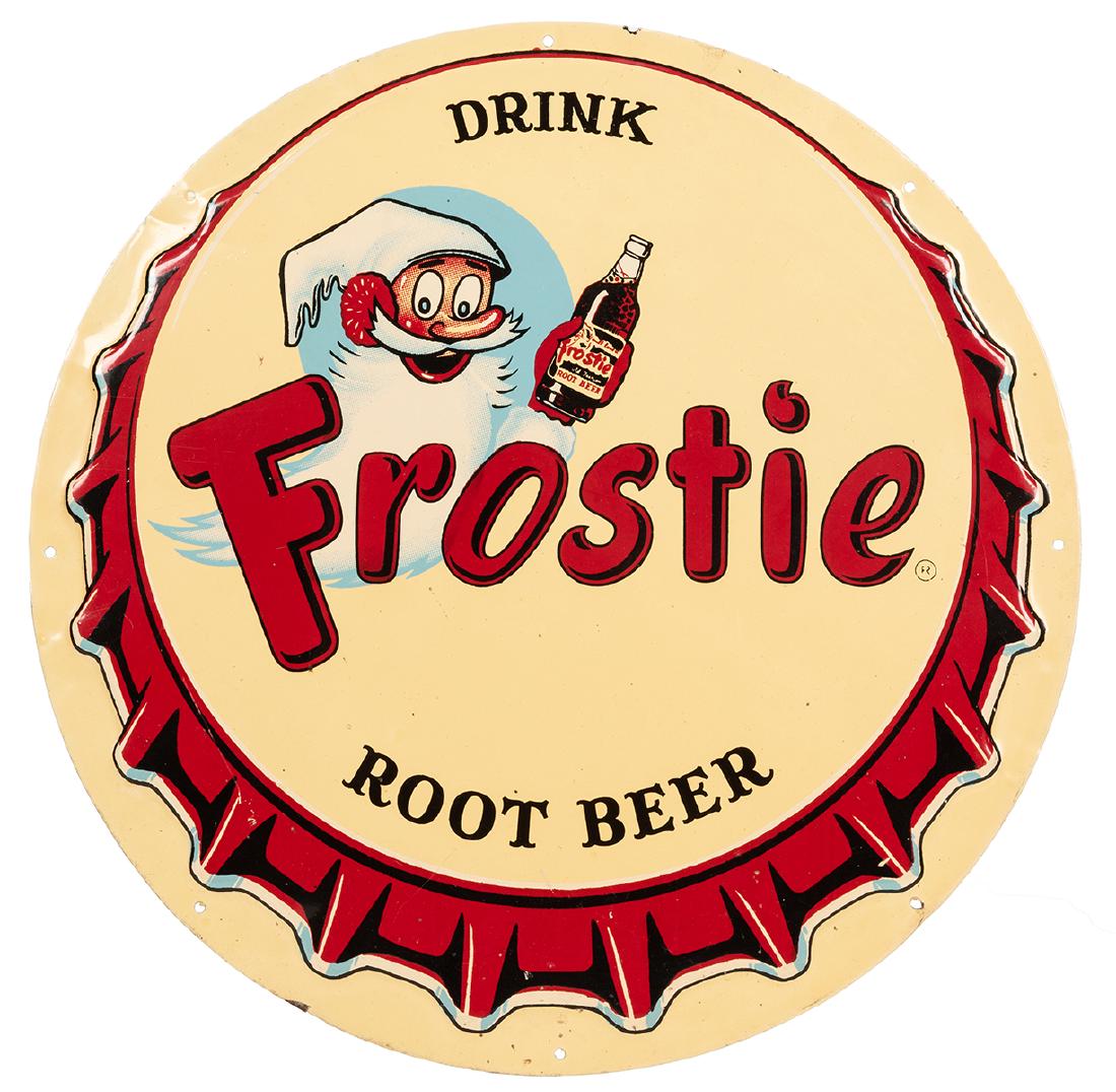 Frostie Root Beer Tin Sign. (1 of 1)