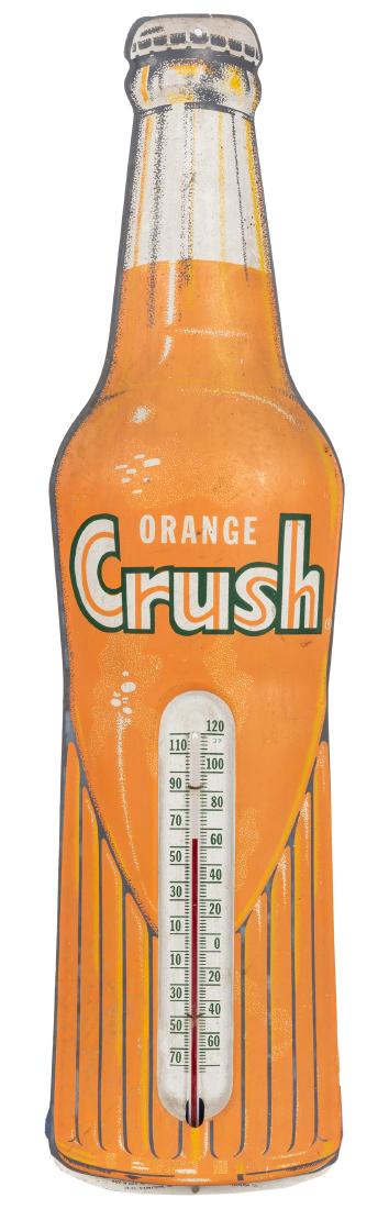 Orange Crush Advertising Thermometer. (1 of 1)