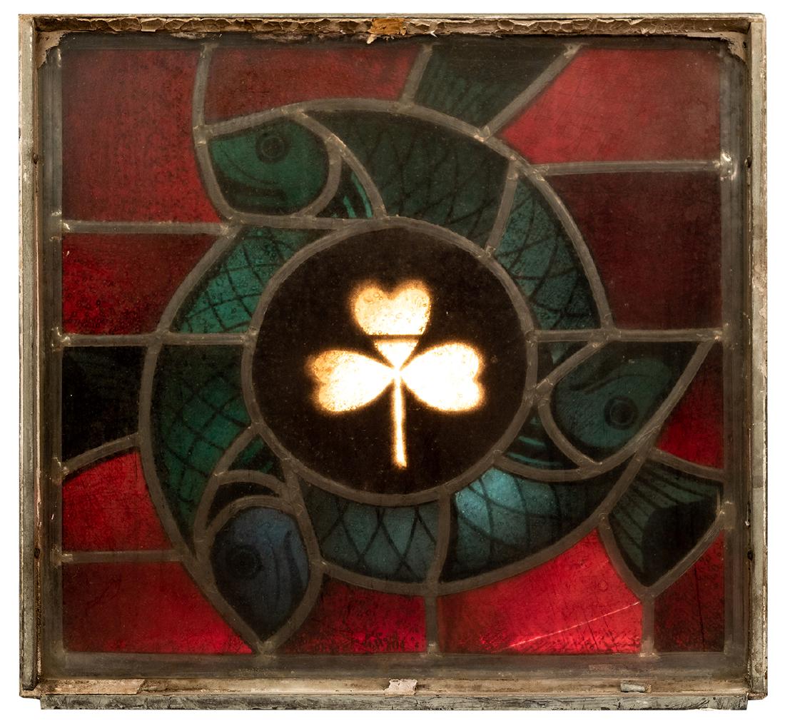 American Stained and Leaded Glass Window. (1 of 2)