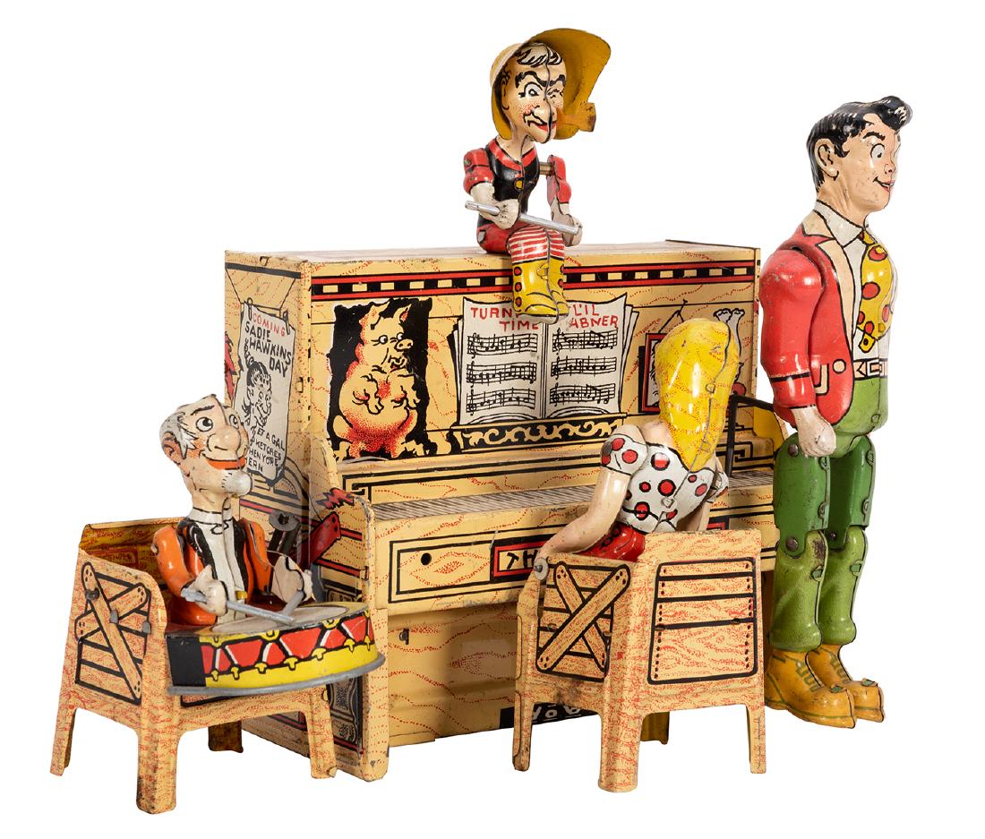 Unique Art Li'l Abner Tin Litho Dogpatch Band Toy. (1 of 2)