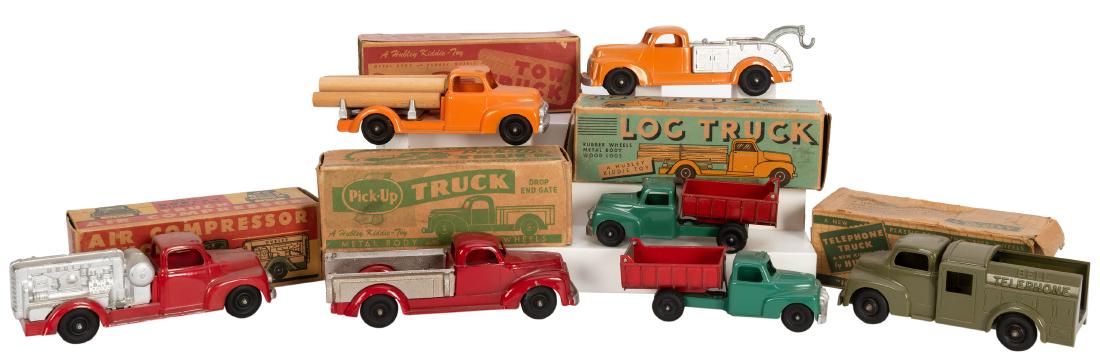 Lot of Hubley Kiddie Toy Trucks. (1 of 1)