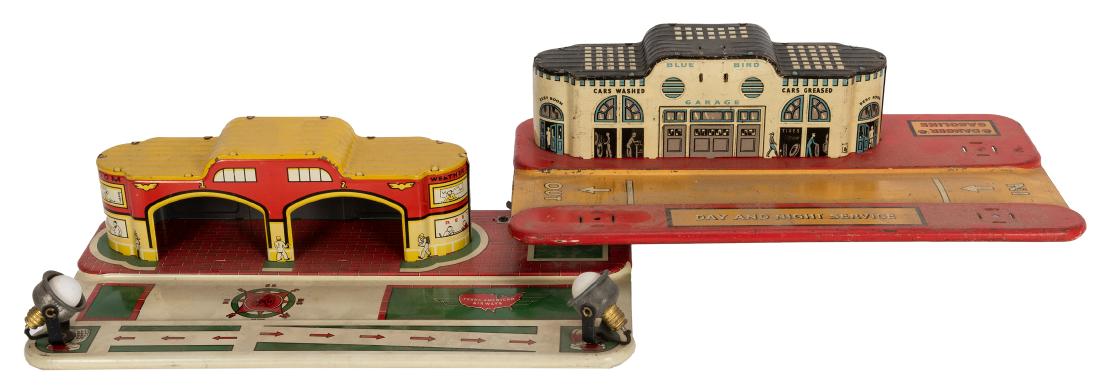 Pair of Marx Tin Litho Transportation Toys. (1 of 1)