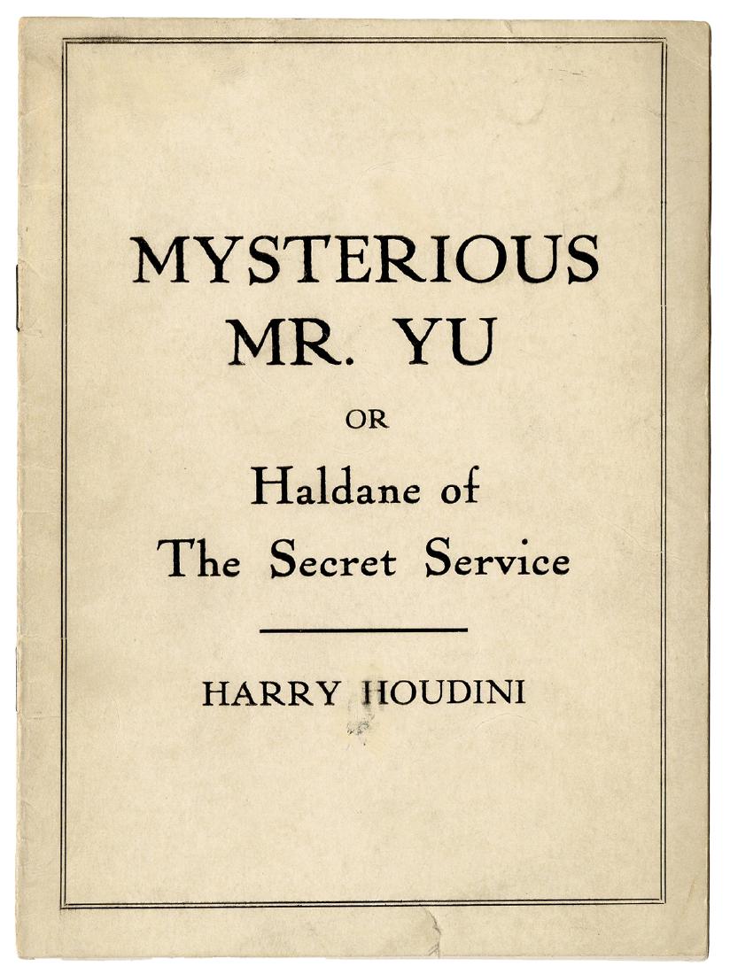 Mysterious Mr. Yu or Haldane of the Secret Service. (1 of 1)