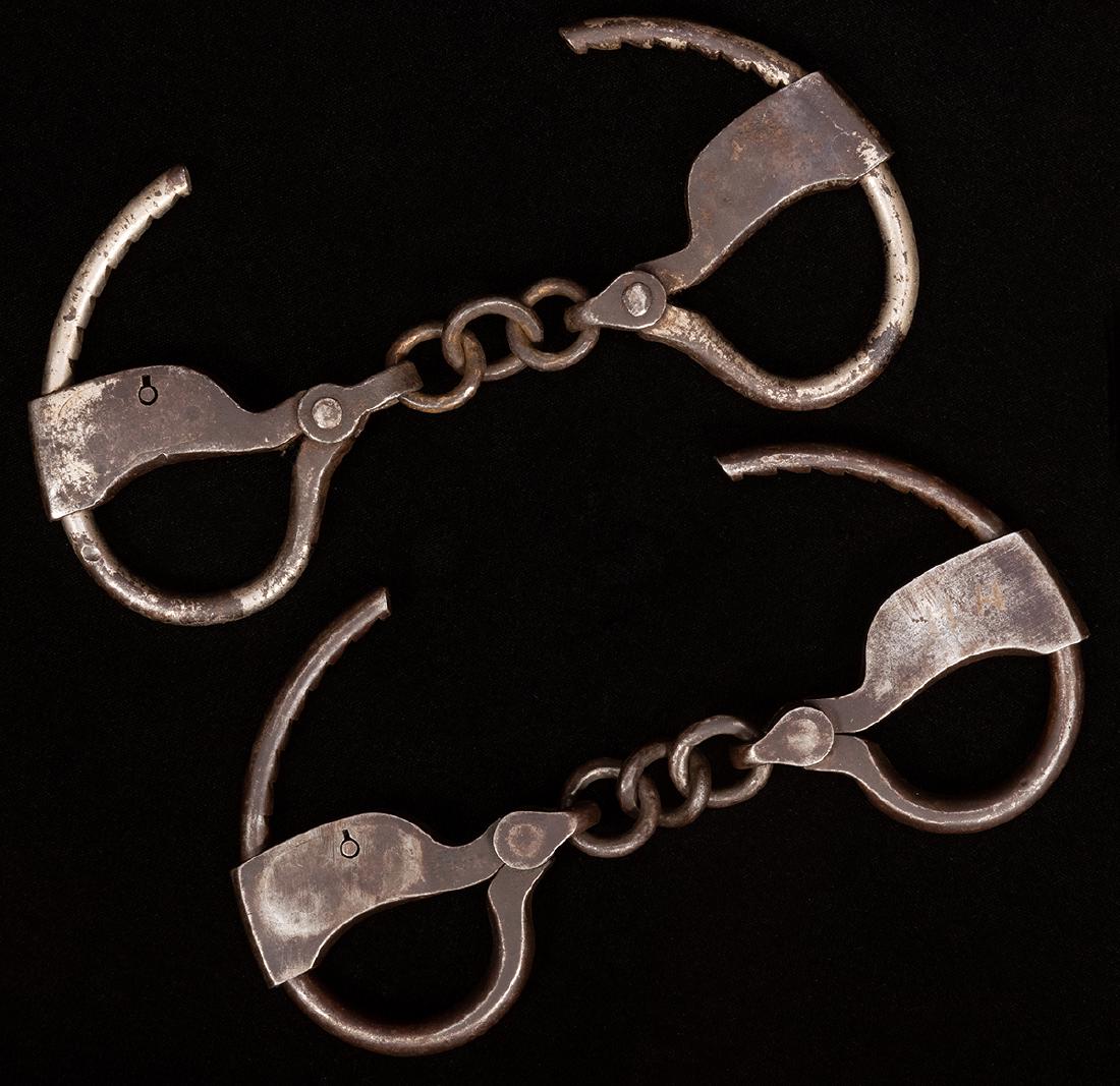 Pair of Tower Handcuffs. (1 of 1)
