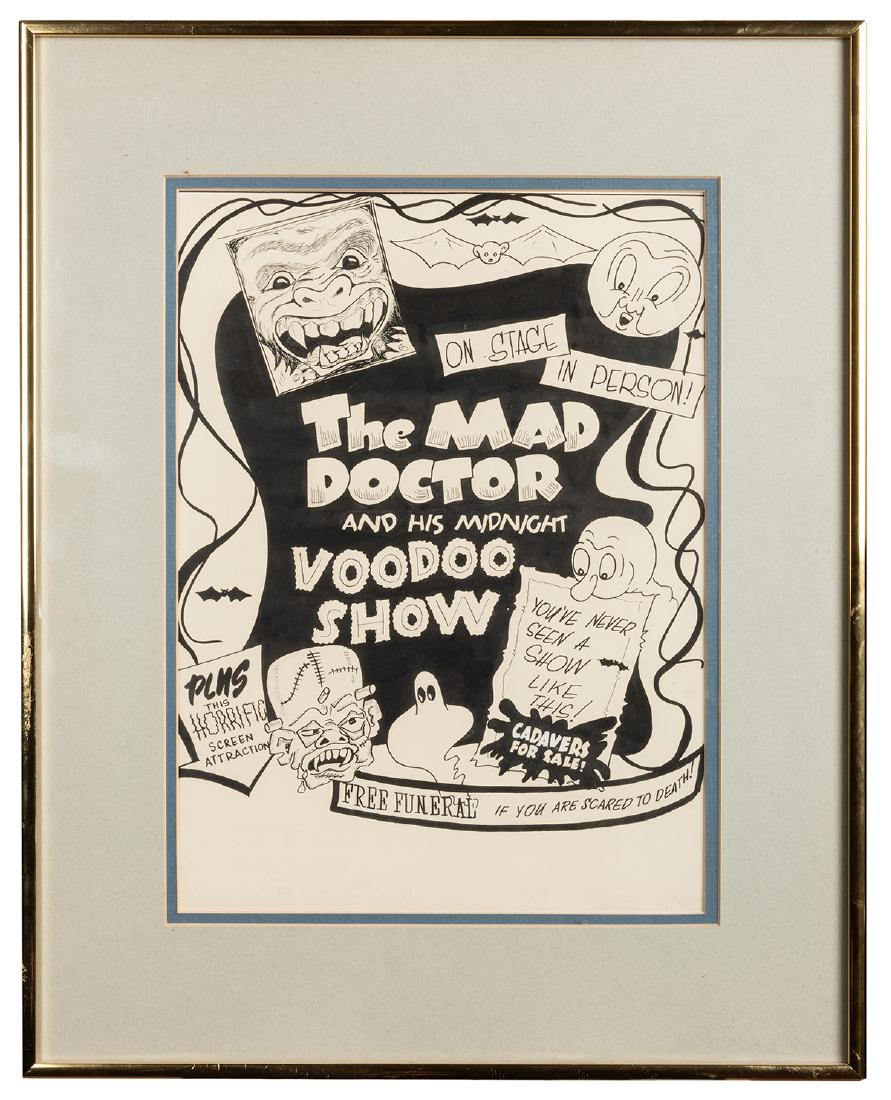 Original Spook Show Poster Art. (1 of 1)