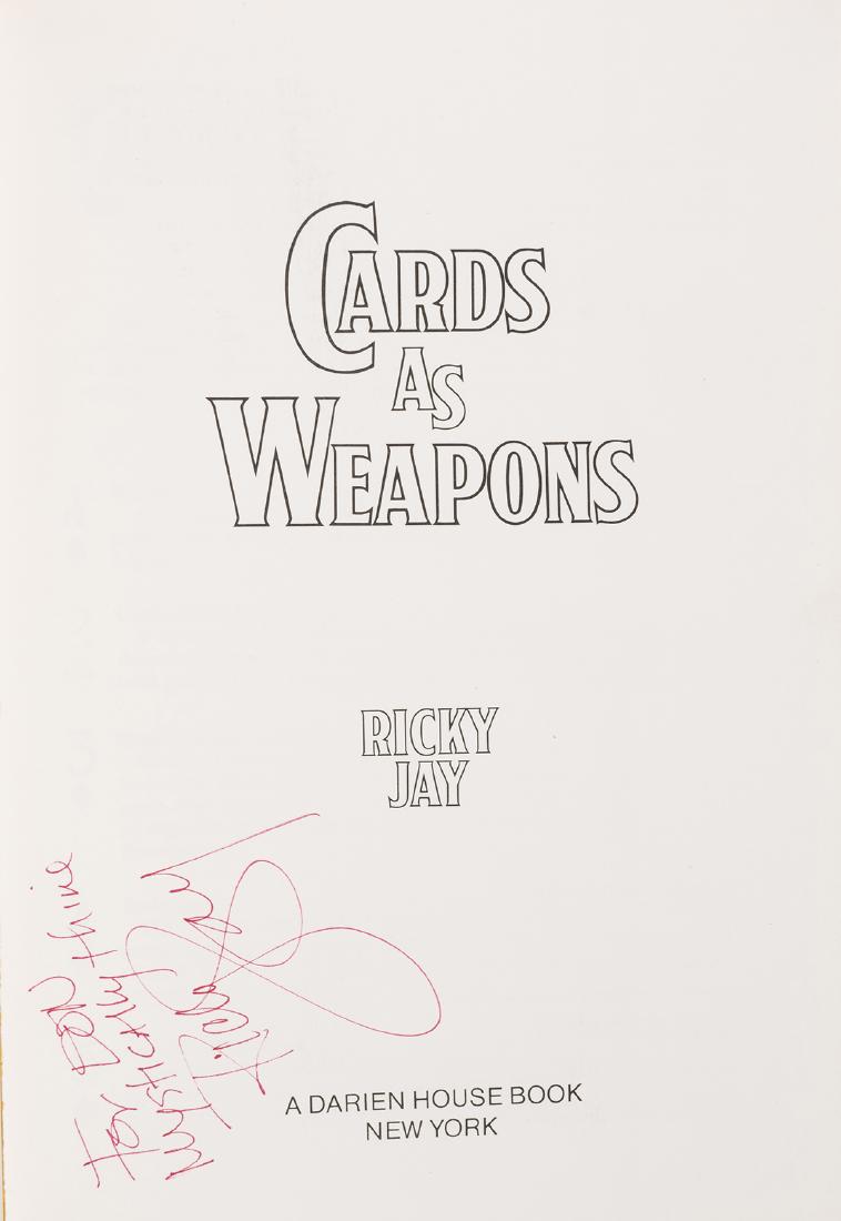 Cards as Weapons. (1 of 3)