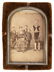 Isaac Sprague Sideshow Skeleton Man CDV.