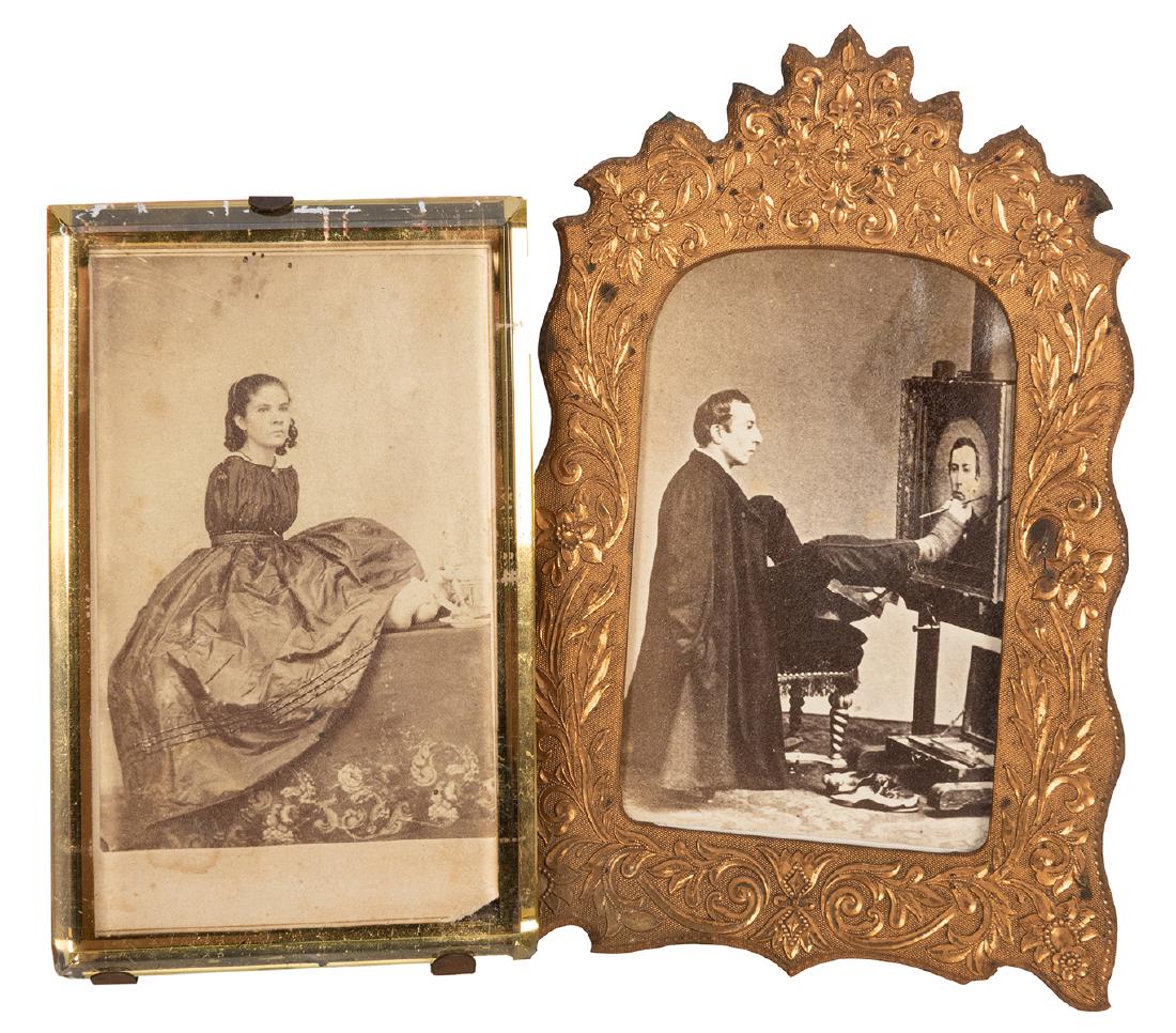 Armless Wonders Charles Felu and Ann E. Leak. (1 of 1)