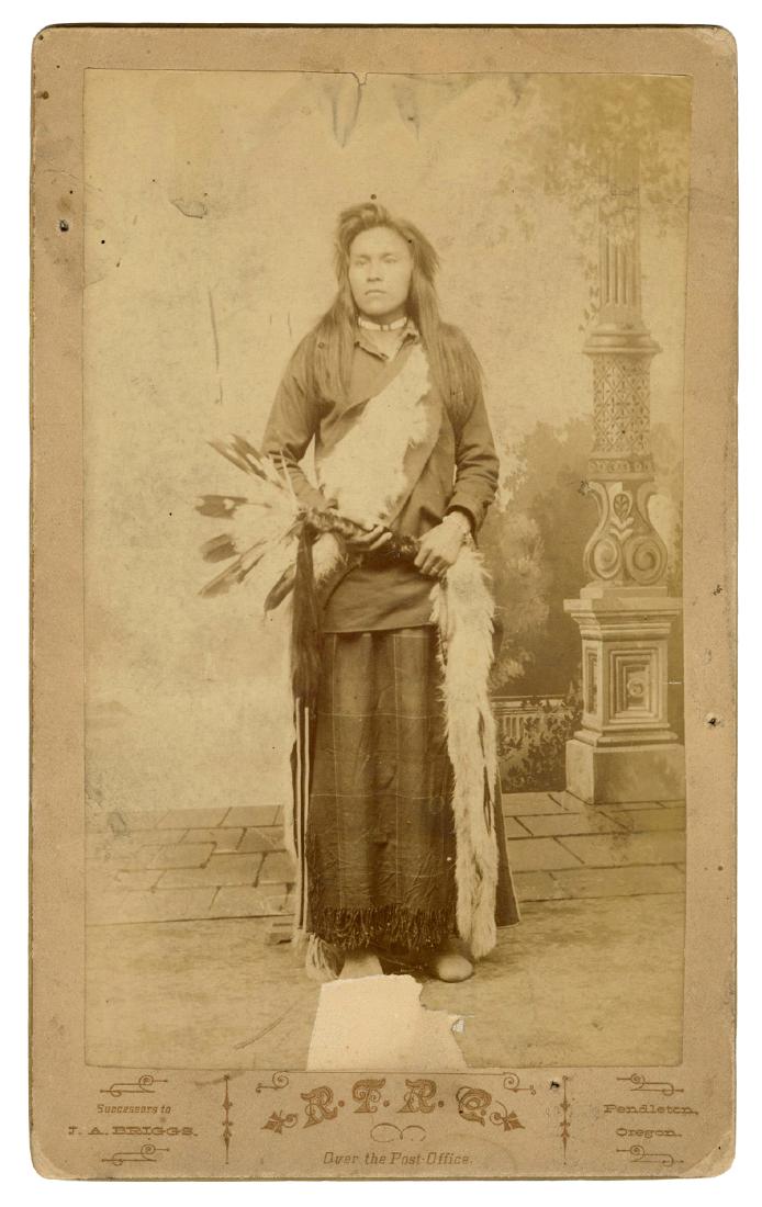 Cabinet Photograph of a Native American Man. (1 of 1)