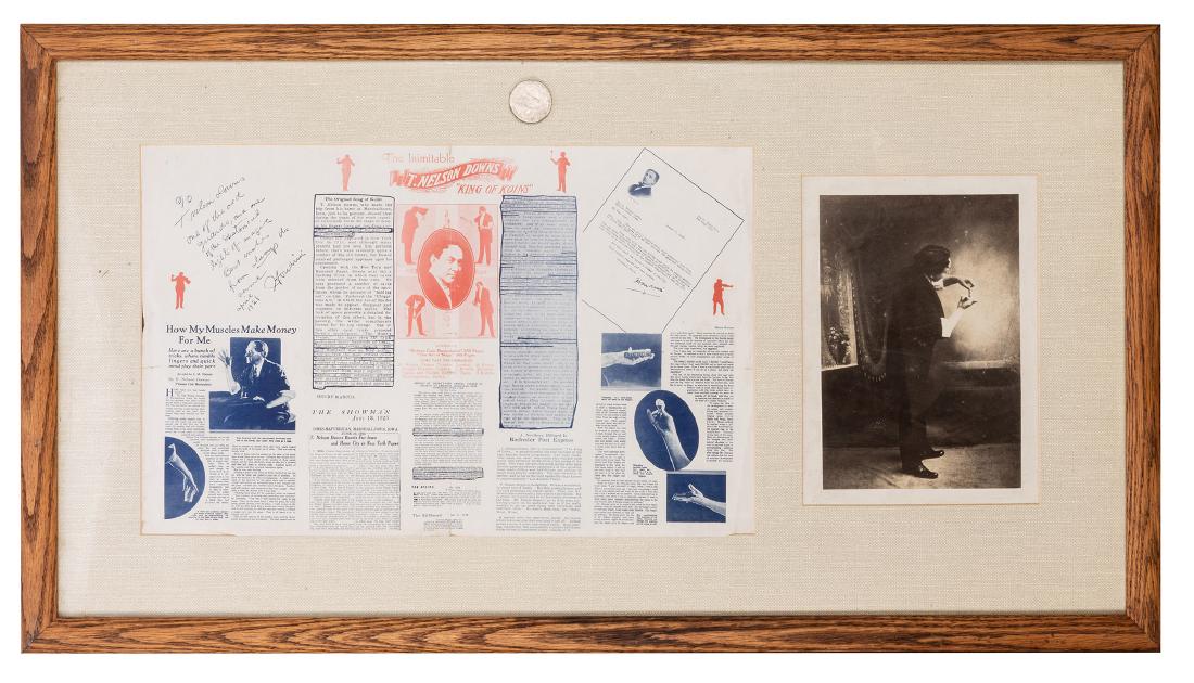 Photograph and Brochure of "King of Koins" T. Nelson (1 of 2)