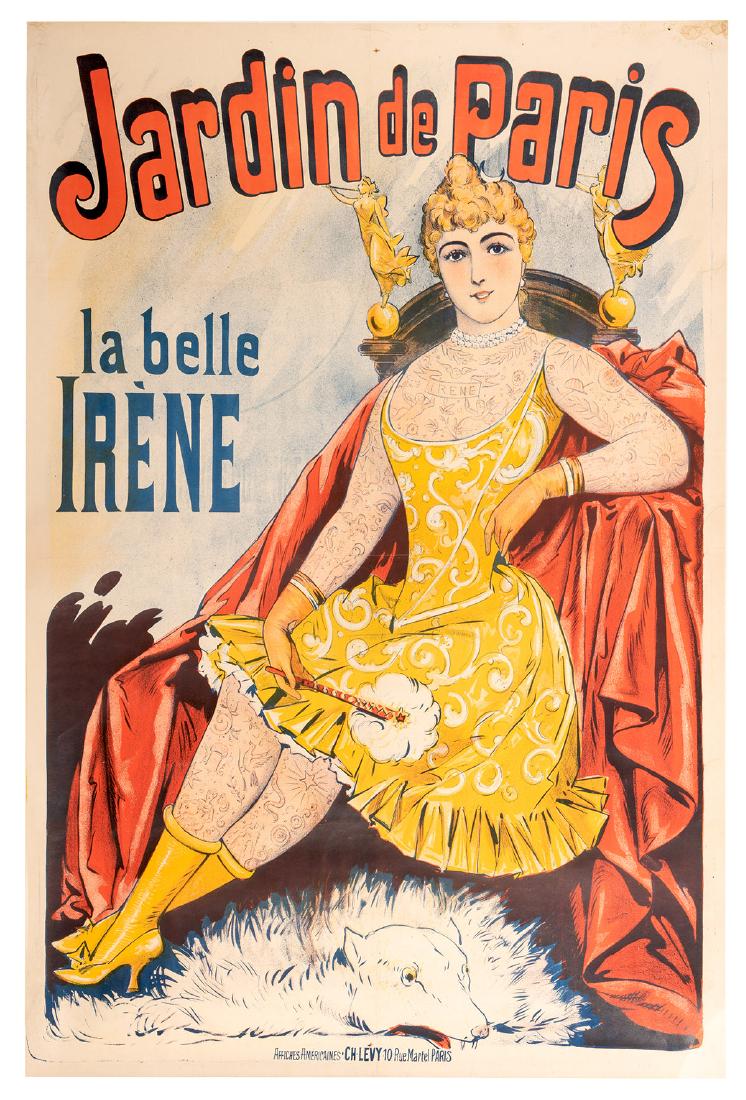 La Belle Irene. Tattooed Lady Poster. (1 of 1)