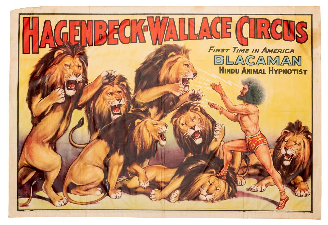 Hagenbeck-Wallace Circus. Blacaman Hindu Animal (1 of 1)