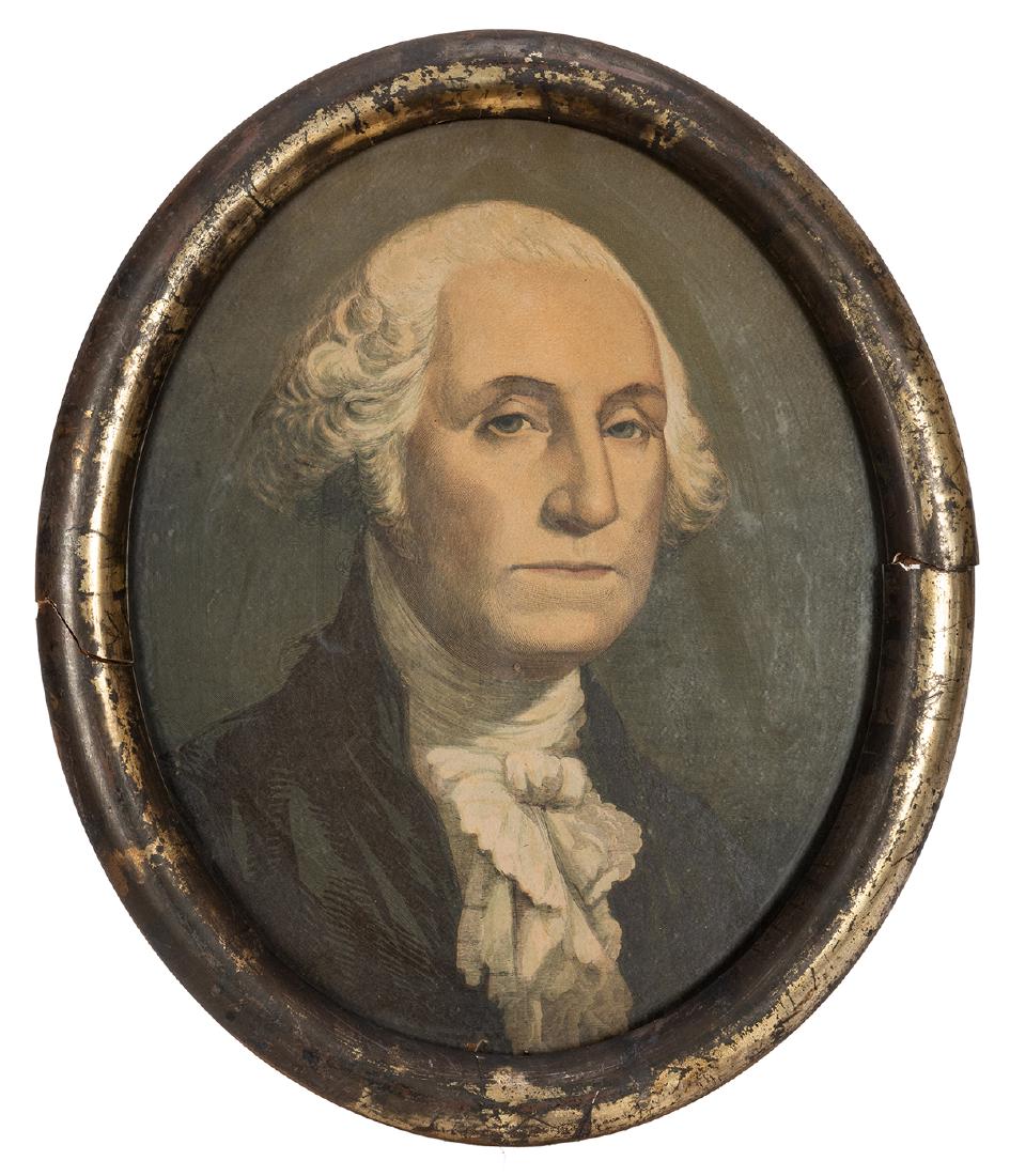 Antique Framed George Washington Print. (1 of 1)