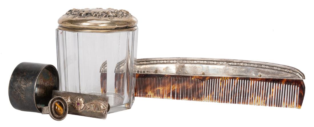 Group of Antique Sterling Silver Items. (1 of 2)