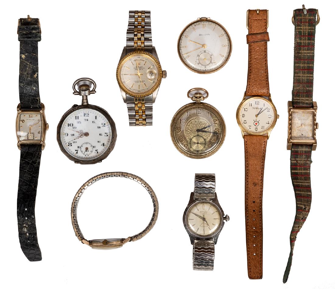 Group of Ten Timepieces. (1 of 3)