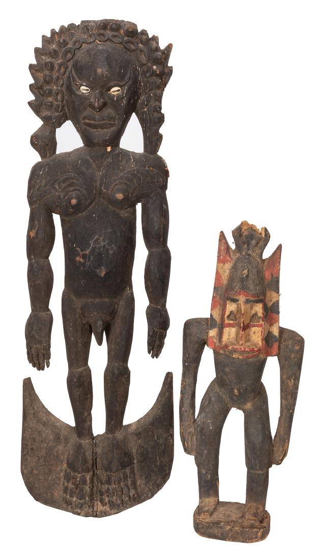 Two African Wood Carvings. (1 of 1)