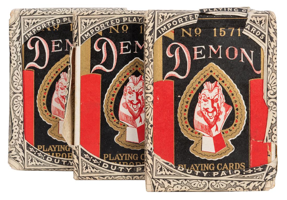 Demon No. 1571 Playing Cards. (1 of 1)