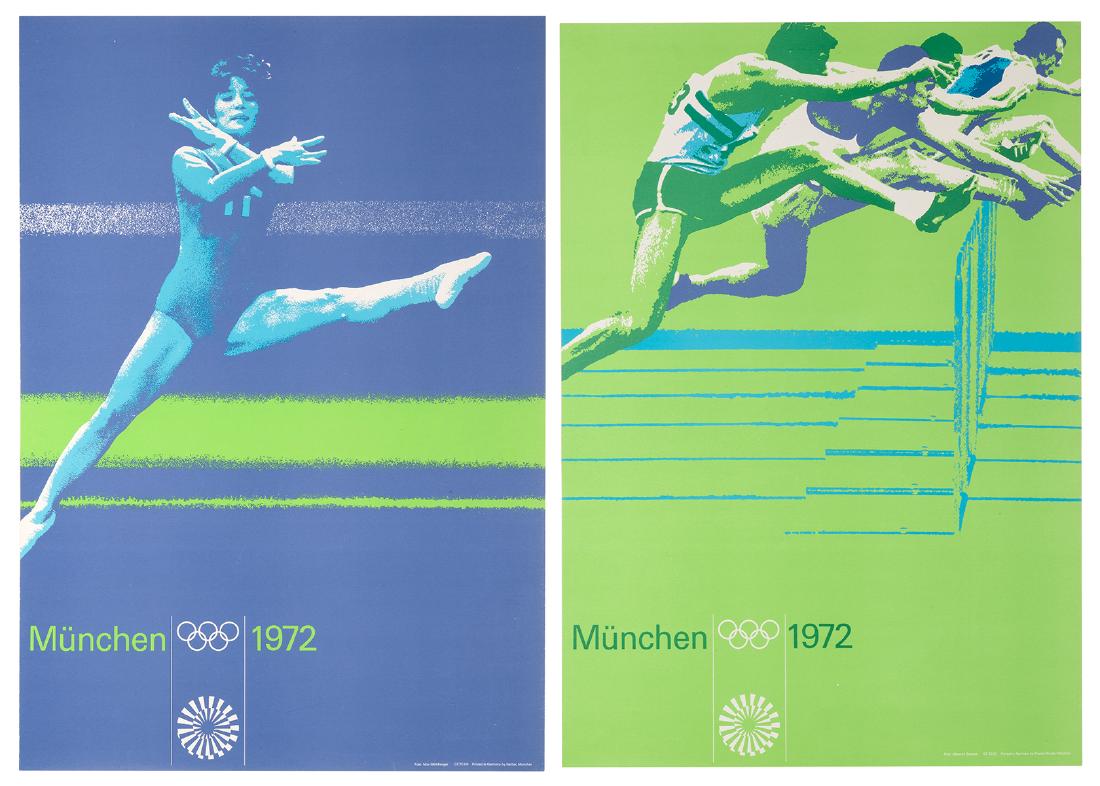 Two 1972 Munich Olympics Posters. (1 of 3)