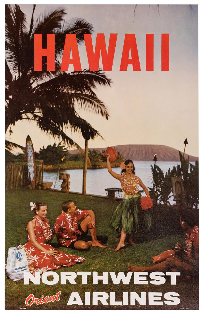Hawaii. Northwest Orient Airlines. (1 of 1)