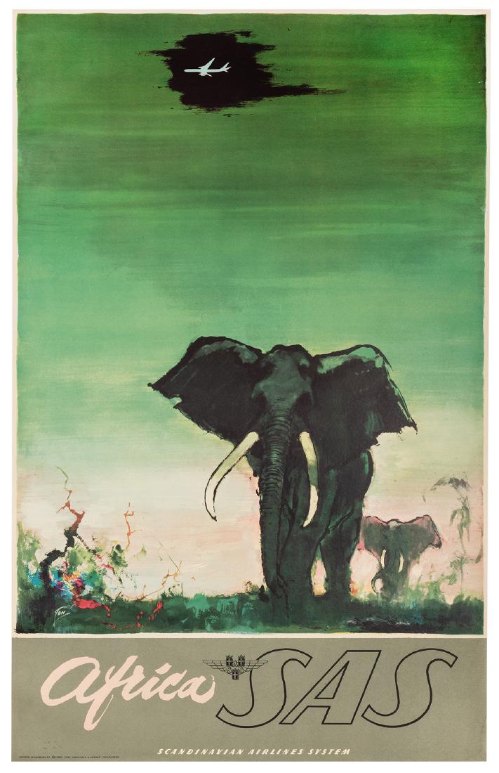 Scandinavian Airlines System. Africa. (1 of 1)
