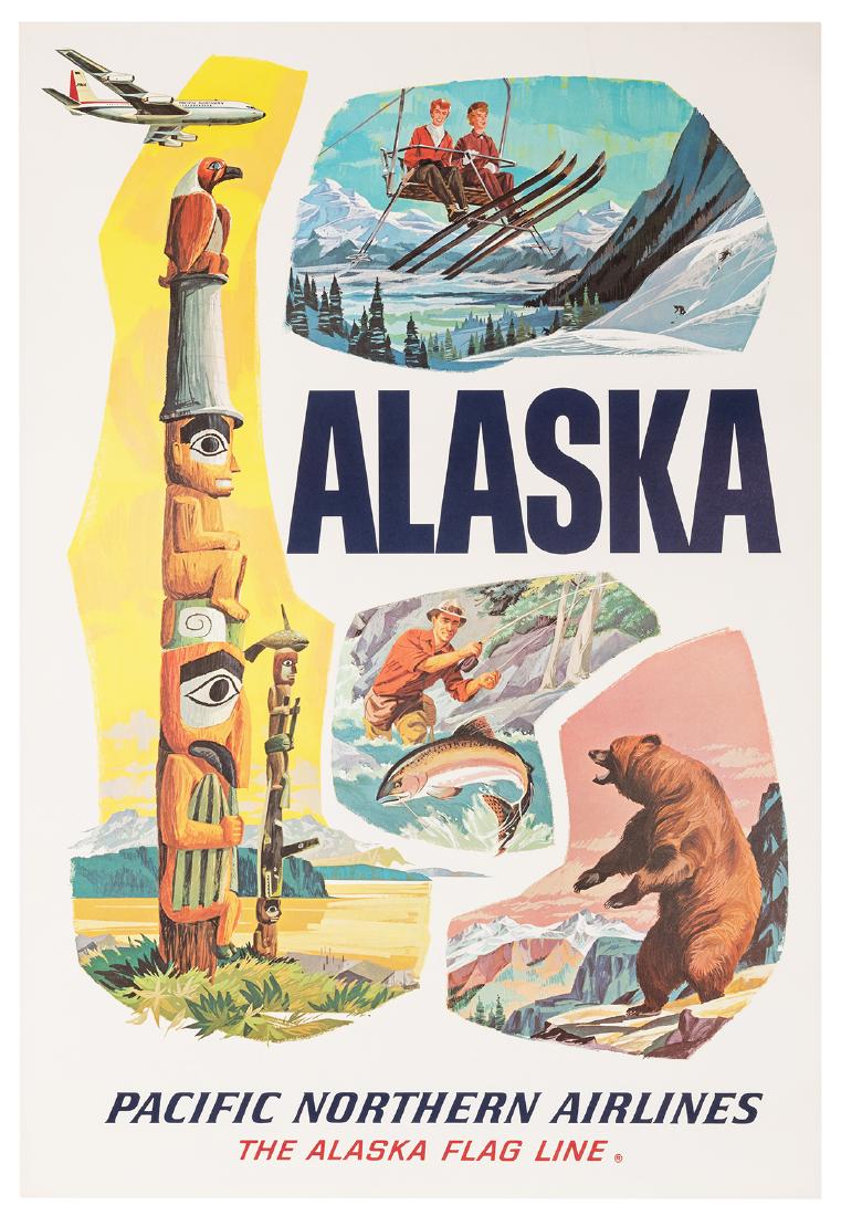 Alaska. Pacific Northern Airlines. The Alaska Flag (1 of 1)