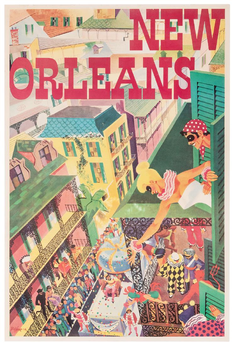Be Verdier. New Orleans Mardi Gras Travel Poster. (1 of 1)