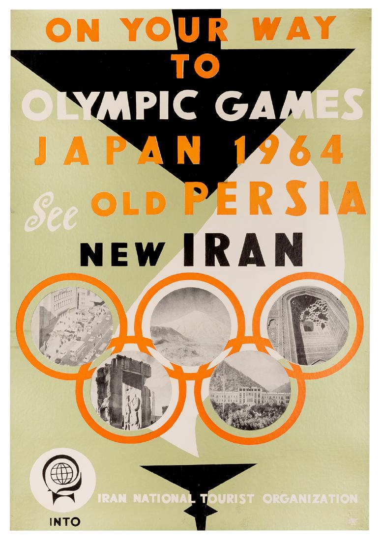 On Your Way to Olympic Games Japan 1964 See Old Persia. (1 of 1)