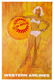 Take a Sun Break. Western Airlines.