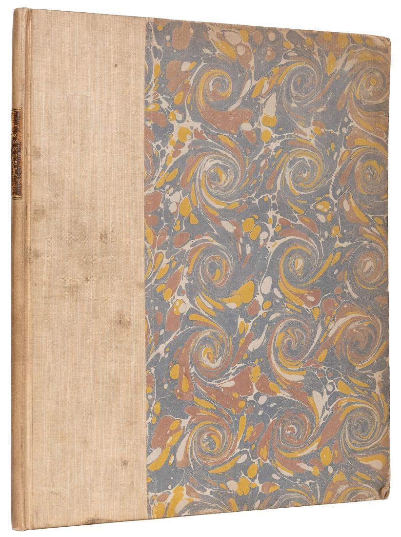 Second Suite des Figures.: Loutherbourg, Philippe Jacques de (French, 1740—1812). Second Suite des Figures. Paris: Lenfant, ca. 1760. Linen-backed marbled boards with leather title label. Complete suite of six etchings in the