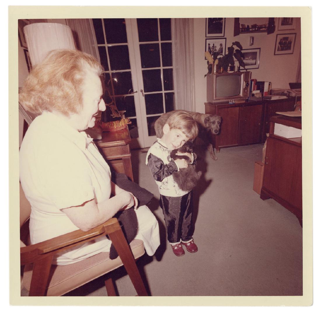 Original Photograph of John F. Kennedy Jr.: Kennedy Jr., John F. Original Photograph of John F. Kennedy Jr. 1963. Glossy photograph (5 x 5”) by official White House photographer Cecil Stoughton, showing the president’s son holding a black c