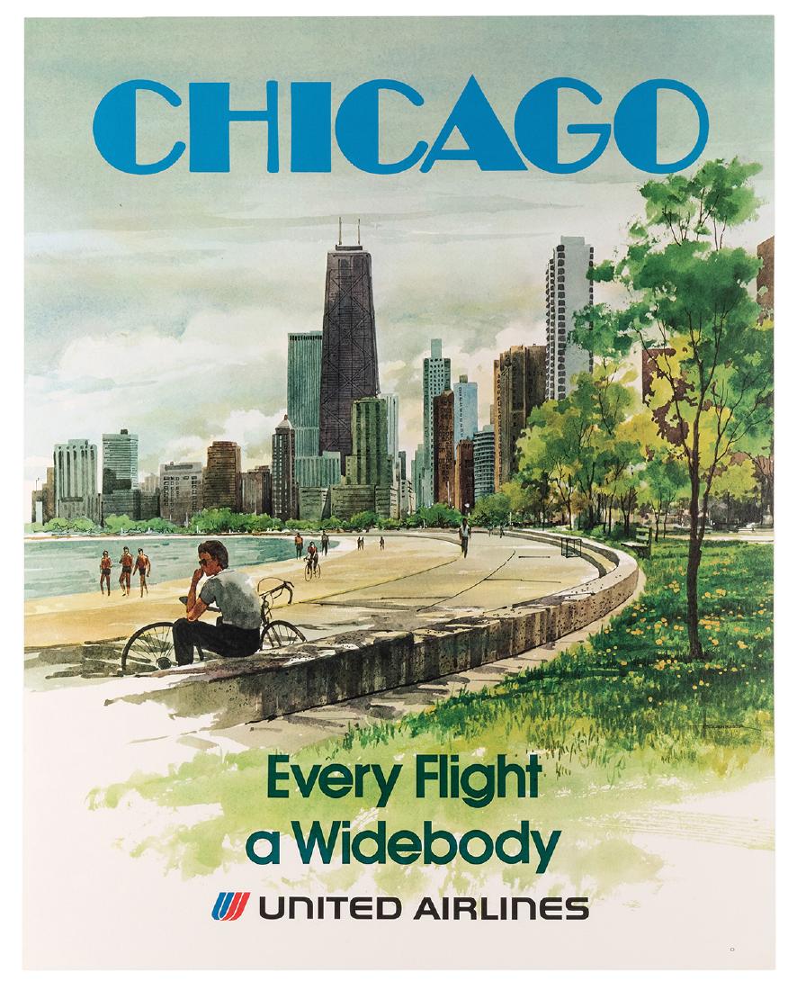 Chicago. United Airlines. Circa 1980s. (1 of 1)