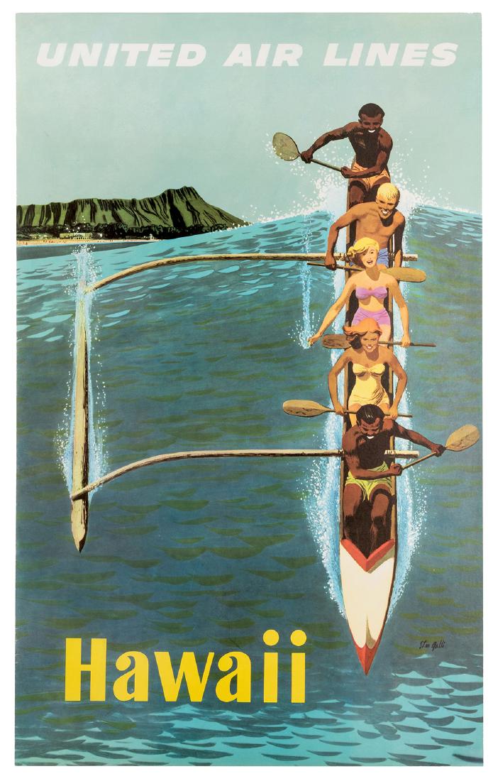 Galli, Stan (1912-2009). Hawaii. United Air Lines. (1 of 1)