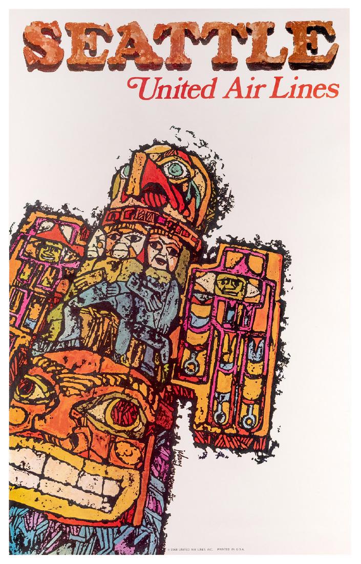 Jebary, James. Seattle. United Air Lines. 1968. (1 of 1)
