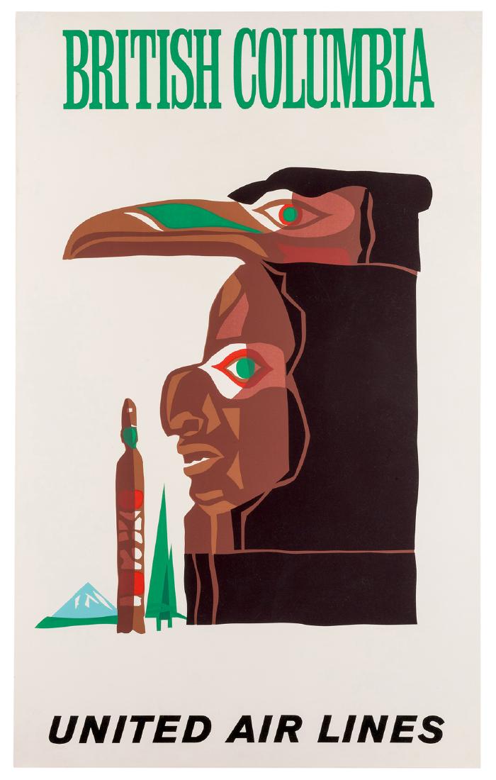 United Air Lines. British Columbia. (1 of 1)