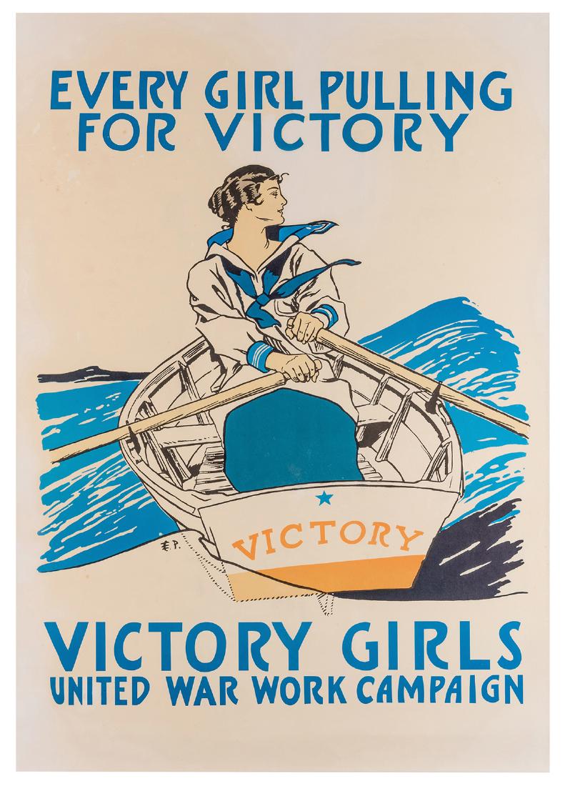 Penfield, Edward (American, 1866-1925). Victory Girls. (1 of 1)