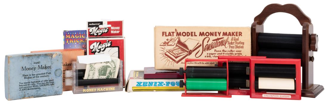 Collection of 13 Money Makers / Money Machines. (1 of 1)